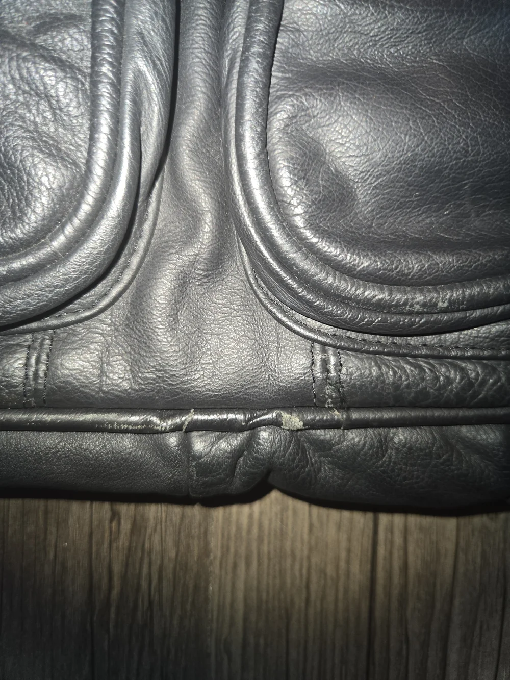 Tommy Hilfiger Black Leather Weekend Duffel Bag